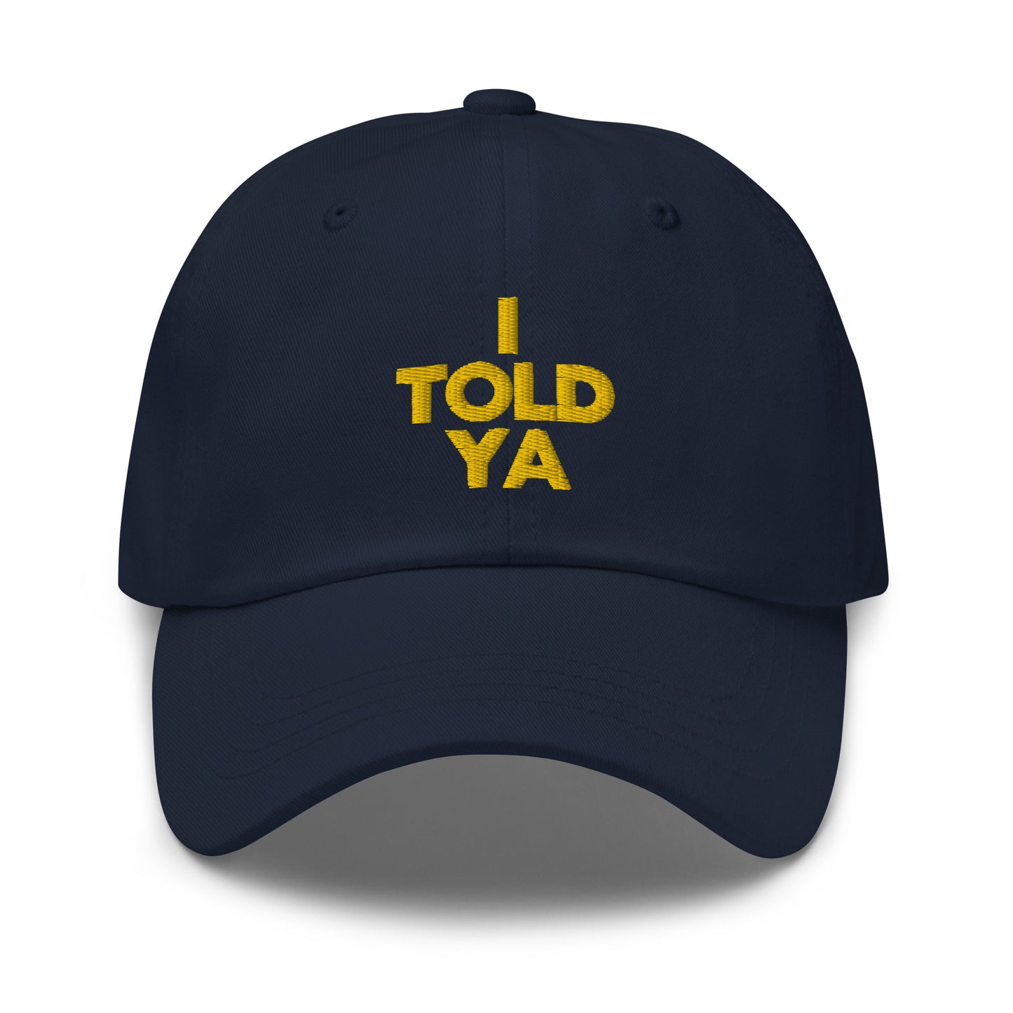 I TOLD YA t-shirt and hat. Zendaya in Challenger's movie. JFK Jr.