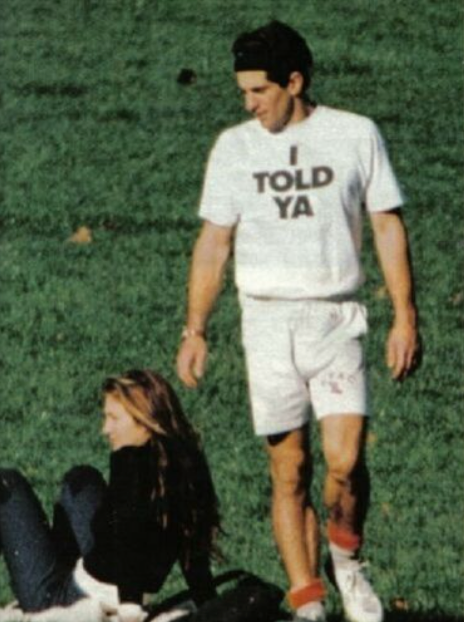 I TOLD YA t-shirt. White unisex. John John Kennedy. Clothes With Words apparel.