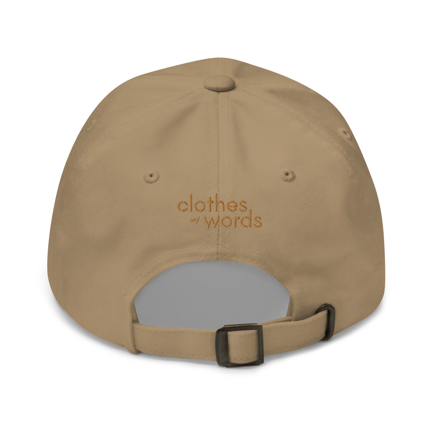 No Ego Club dad hat. Clothes With Words apparel.