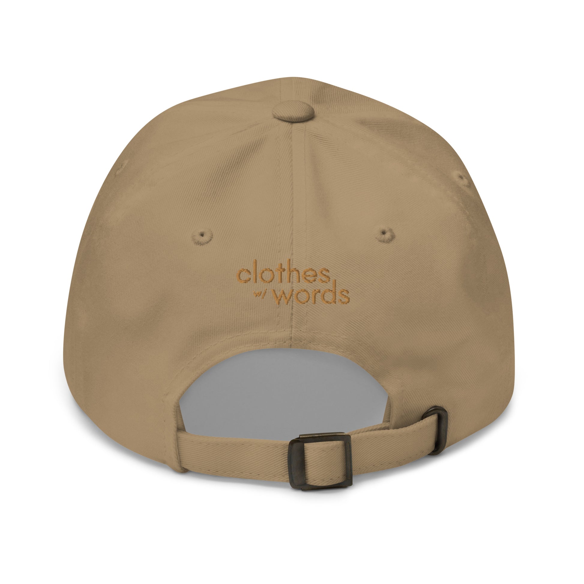 No Ego Club dad hat. Clothes With Words apparel.