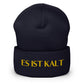 ES IST KALT beanie by Clothes With Words | Clothing and accessories with words